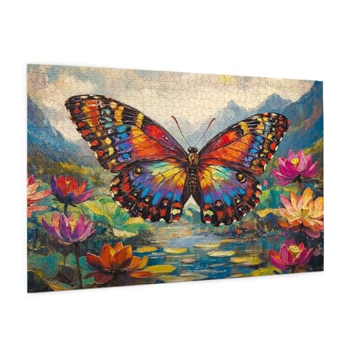 Schmetterling Puzzle 4000 Teile Erwachsene Puzzle Farbe Design für Erwachsene und Beginner, HD Farbe HolzPuzzle mit Geschenkbox Verpackung, Zimmer Deko Wohnzimmer, Geschenke für Frauen 87x140cm -z993 Schmetterling Puzzle 4000 Teile Erwachsene Puzzle Farbe Design für Erwachsene und Beginner, HD Farbe HolzPuzzle mit Geschenkbox Verpackung, Zimmer Deko Wohnzimmer, Geschenke für Frauen 87x140cm -z993 von Guofuos