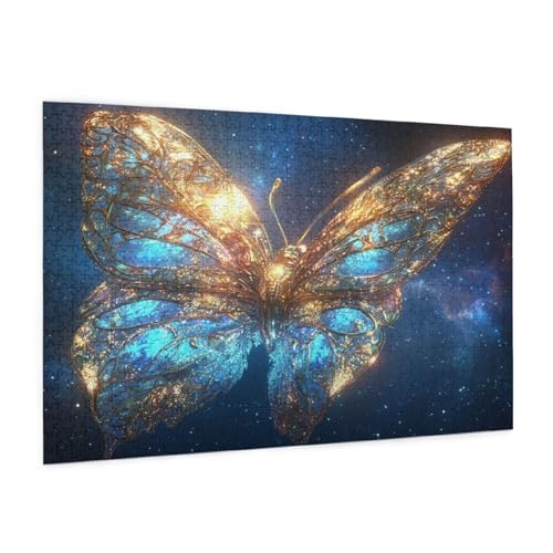 Schmetterling Puzzle 4000 Teile Erwachsene Puzzle Traum Design für Erwachsene und Beginner, HD Farbe HolzPuzzle mit Geschenkbox Verpackung, Zimmer Deko Wohnzimmer, Geschenke für Frauen 87x140cm -z1044 von Guofuos
