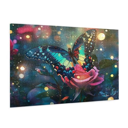 Schmetterling Puzzle 5000 Teile Erwachsene Puzzle Blume Design für Erwachsene Beginner, HD Farbe HolzPuzzle mit Geschenkbox Verpackung, Zimmer Deko Wohnzimmer, Geschenke für Frauen 100x150cm -z1025 Schmetterling Puzzle 5000 Teile Erwachsene Puzzle Blume Design für Erwachsene Beginner, HD Farbe HolzPuzzle mit Geschenkbox Verpackung, Zimmer Deko Wohnzimmer, Geschenke für Frauen 100x150cm -z1025 von Guofuos