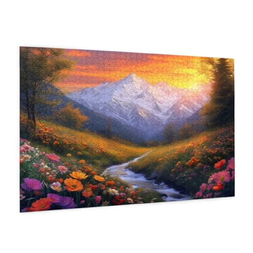 Sonnenuntergang Puzzle 1000 Teile Erwachsene Puzzle Landschaft Design für Erwachsene und Beginner,Farbe HolzPuzzle mit Geschenkbox Verpackung,Zimmer Deko Wohnzimmer,Geschenke für Frauen 50x75cm -z1689 Sonnenuntergang Puzzle 1000 Teile Erwachsene Puzzle Landschaft Design für Erwachsene und Beginner,Farbe HolzPuzzle mit Geschenkbox Verpackung,Zimmer Deko Wohnzimmer,Geschenke für Frauen 50x75cm -z1689 von Guofuos