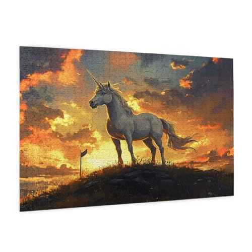 Sonnenuntergang Puzzle 1500 Teile Erwachsene Puzzle Einhorn Design für Erwachsene und Beginner,HD Farbe HolzPuzzle mit Geschenkbox Verpackung,Zimmer Deko Wohnzimmer,Geschenke für Frauen 57x87cm -z1677 Sonnenuntergang Puzzle 1500 Teile Erwachsene Puzzle Einhorn Design für Erwachsene und Beginner,HD Farbe HolzPuzzle mit Geschenkbox Verpackung,Zimmer Deko Wohnzimmer,Geschenke für Frauen 57x87cm -z1677 von Guofuos