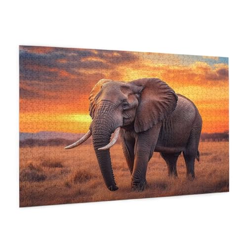 Sonnenuntergang Puzzle 2000 Teile Erwachsene Puzzle Elefant Design für Erwachsene Beginner,HD Farbe HolzPuzzle mit Geschenkbox Verpackung,Zimmer Deko Wohnzimmer,Geschenke für Frauen 70x100cm -z1668 Sonnenuntergang Puzzle 2000 Teile Erwachsene Puzzle Elefant Design für Erwachsene Beginner,HD Farbe HolzPuzzle mit Geschenkbox Verpackung,Zimmer Deko Wohnzimmer,Geschenke für Frauen 70x100cm -z1668 von Guofuos
