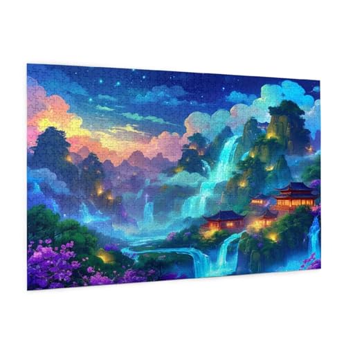 Sonnenuntergang Puzzle 3000 Teile Erwachsene Puzzle Gebirge Design für Erwachsene und Beginner,HD Farbe HolzPuzzle mit Geschenkbox Verpackung,Zimmer Deko Wohnzimmer,Geschenke für Frauen 80x120cm -z378 Sonnenuntergang Puzzle 3000 Teile Erwachsene Puzzle Gebirge Design für Erwachsene und Beginner,HD Farbe HolzPuzzle mit Geschenkbox Verpackung,Zimmer Deko Wohnzimmer,Geschenke für Frauen 80x120cm -z378 von Guofuos