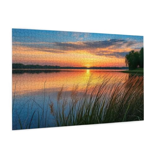 Sonnenuntergang Puzzle 3000 Teile Erwachsene Puzzle Landschaft Design für Erwachsene Beginner,Farbe HolzPuzzle mit Geschenkbox Verpackung,Zimmer Deko Wohnzimmer,Geschenke für Frauen 80x120cm -z1686 Sonnenuntergang Puzzle 3000 Teile Erwachsene Puzzle Landschaft Design für Erwachsene Beginner,Farbe HolzPuzzle mit Geschenkbox Verpackung,Zimmer Deko Wohnzimmer,Geschenke für Frauen 80x120cm -z1686 von Guofuos