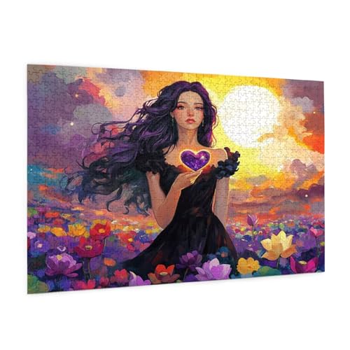 Sonnenuntergang Puzzle 4000 Teile Erwachsene Puzzle Frau Design für Erwachsene Beginner, HD Farbe HolzPuzzle mit Geschenkbox Verpackung, Zimmer Deko Wohnzimmer, Geschenke für Frauen 87x140cm -z1753 Sonnenuntergang Puzzle 4000 Teile Erwachsene Puzzle Frau Design für Erwachsene Beginner, HD Farbe HolzPuzzle mit Geschenkbox Verpackung, Zimmer Deko Wohnzimmer, Geschenke für Frauen 87x140cm -z1753 von Guofuos