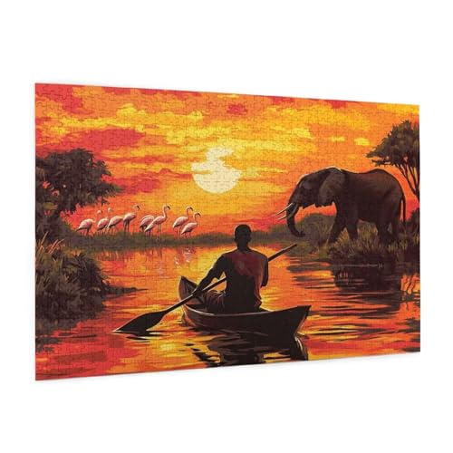 Sonnenuntergang Puzzle 4000 Teile Erwachsene Puzzle Tier Design für Erwachsene und Beginner, HD Farbe HolzPuzzle mit Geschenkbox Verpackung, Zimmer Deko Wohnzimmer, Geschenke für Frauen 87x140cm -z353 Sonnenuntergang Puzzle 4000 Teile Erwachsene Puzzle Tier Design für Erwachsene und Beginner, HD Farbe HolzPuzzle mit Geschenkbox Verpackung, Zimmer Deko Wohnzimmer, Geschenke für Frauen 87x140cm -z353 von Guofuos