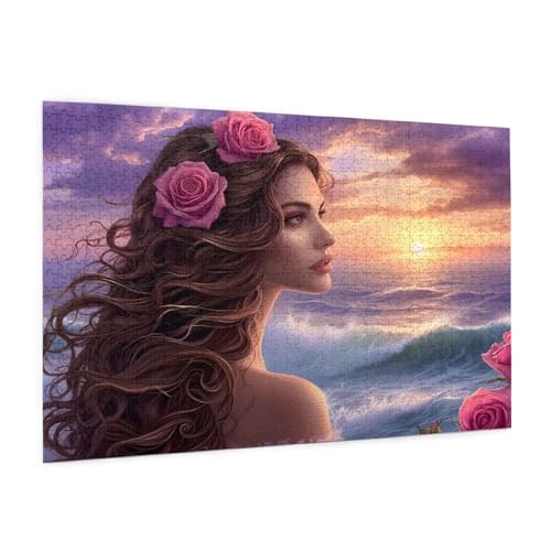Sonnenuntergang Puzzle 5000 Teile Erwachsene Puzzle Frau Design für Erwachsene und Beginner,HD Farbe HolzPuzzle mit Geschenkbox Verpackung,Zimmer Deko Wohnzimmer,Geschenke für Frauen 100x150cm -z1751 Sonnenuntergang Puzzle 5000 Teile Erwachsene Puzzle Frau Design für Erwachsene und Beginner,HD Farbe HolzPuzzle mit Geschenkbox Verpackung,Zimmer Deko Wohnzimmer,Geschenke für Frauen 100x150cm -z1751 von Guofuos