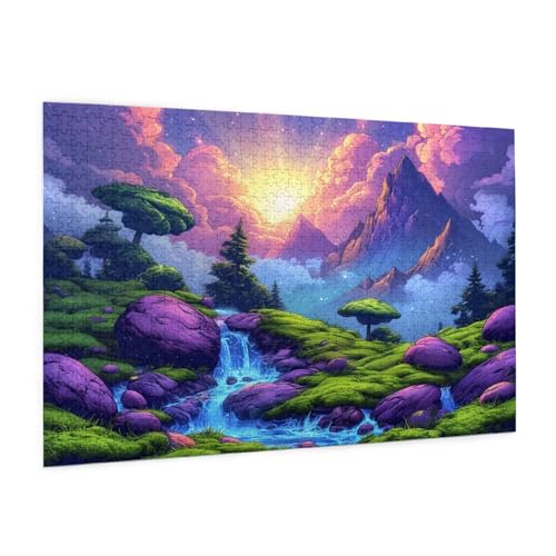Sonnenuntergang Puzzle 5000 Teile Erwachsene Puzzle Landschaft Design für Erwachsene Beginner,Farbe HolzPuzzle mit Geschenkbox Verpackung,Zimmer Deko Wohnzimmer,Geschenke für Frauen 100x150cm -z358 Sonnenuntergang Puzzle 5000 Teile Erwachsene Puzzle Landschaft Design für Erwachsene Beginner,Farbe HolzPuzzle mit Geschenkbox Verpackung,Zimmer Deko Wohnzimmer,Geschenke für Frauen 100x150cm -z358 von Guofuos
