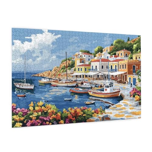 Stadt Puzzle 1000 Teile Erwachsene Puzzle Italien Design für Erwachsene und Beginner, HD Farbe HolzPuzzle mit Geschenkbox Verpackung for Zimmer Deko Wohnzimmer, Geschenke für Frauen 50x75cm -z508 Stadt Puzzle 1000 Teile Erwachsene Puzzle Italien Design für Erwachsene und Beginner, HD Farbe HolzPuzzle mit Geschenkbox Verpackung for Zimmer Deko Wohnzimmer, Geschenke für Frauen 50x75cm -z508 von Guofuos