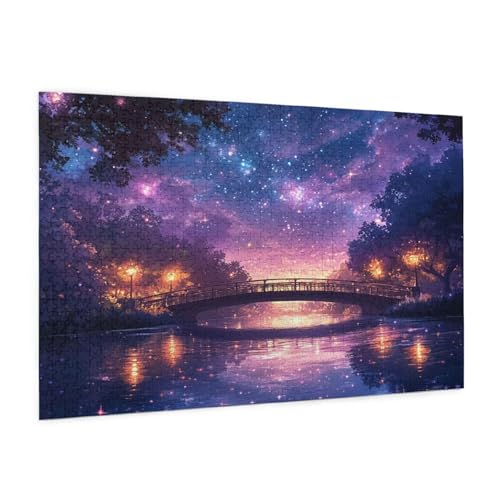 Sternenhimmel Puzzle 1500 Teile Erwachsene Puzzle Landschaft Design für Erwachsene und Beginner,HD Farbe HolzPuzzle mit Geschenkbox Verpackung,Zimmer Deko Wohnzimmer,Geschenke für Frauen 57x87cm -z407 Sternenhimmel Puzzle 1500 Teile Erwachsene Puzzle Landschaft Design für Erwachsene und Beginner,HD Farbe HolzPuzzle mit Geschenkbox Verpackung,Zimmer Deko Wohnzimmer,Geschenke für Frauen 57x87cm -z407 von Guofuos