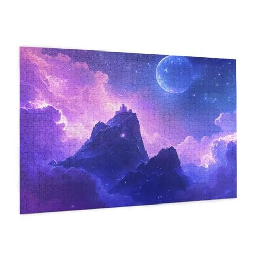 Sternenhimmel Puzzle 5000 Teile Erwachsene Puzzle Traum Design für Erwachsene und Beginner, HD Farbe HolzPuzzle mit Geschenkbox Verpackung, Zimmer Deko Wohnzimmer, Geschenke für Frauen 100x150cm -z408 von Guofuos
