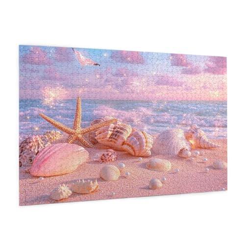 Strand Puzzle 5000 Teile Erwachsene Puzzle Tier Design für Erwachsene und Beginner, HD Farbe HolzPuzzle mit Geschenkbox Verpackung for Zimmer Deko Wohnzimmer, Geschenke für Frauen 100x150cm -z949 von Guofuos