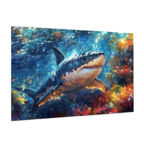Tier Puzzle 2000 Teile Erwachsene Puzzle Landschaft Design für Erwachsene und Beginner, HD Farbe HolzPuzzle mit Geschenkbox Verpackung for Zimmer Deko Wohnzimmer, Geschenke für Frauen 70x100cm -z21 von Guofuos