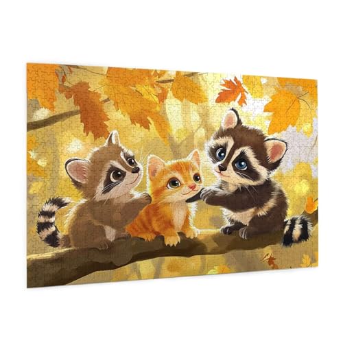 Tier Puzzle 2000 Teile Erwachsene Puzzle Waschbär Design für Erwachsene und Beginner, HD Farbe HolzPuzzle mit Geschenkbox Verpackung for Zimmer Deko Wohnzimmer, Geschenke für Frauen 70x100cm -z681 Tier Puzzle 2000 Teile Erwachsene Puzzle Waschbär Design für Erwachsene und Beginner, HD Farbe HolzPuzzle mit Geschenkbox Verpackung for Zimmer Deko Wohnzimmer, Geschenke für Frauen 70x100cm -z681 von Guofuos