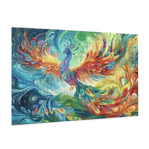 Tier Puzzle 3000 Teile Erwachsene Puzzle Abstrakt Design für Erwachsene und Beginner, HD Farbe HolzPuzzle mit Geschenkbox Verpackung for Zimmer Deko Wohnzimmer, Geschenke für Frauen 80x120cm -z620 von Guofuos