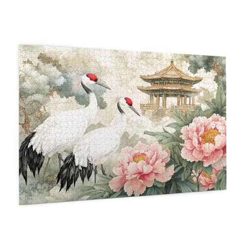 Tier Puzzle 4000 Teile Erwachsene Puzzle Blume Design für Erwachsene und Beginner, HD Farbe HolzPuzzle mit Geschenkbox Verpackung for Zimmer Deko Wohnzimmer, Geschenke für Frauen 87x140cm -z31 von Guofuos