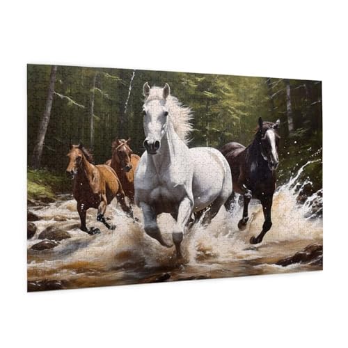 Tier Puzzle 4000 Teile Erwachsene Puzzle Landschaft Design für Erwachsene und Beginner, HD Farbe HolzPuzzle mit Geschenkbox Verpackung for Zimmer Deko Wohnzimmer, Geschenke für Frauen 87x140cm -z642 von Guofuos