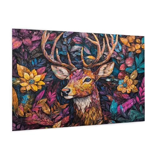 Tier Puzzle 5000 Teile Erwachsene Puzzle Blume Design für Erwachsene und Beginner, HD Farbe HolzPuzzle mit Geschenkbox Verpackung for Zimmer Deko Wohnzimmer, Geschenke für Frauen 100x150cm -z674 Tier Puzzle 5000 Teile Erwachsene Puzzle Blume Design für Erwachsene und Beginner, HD Farbe HolzPuzzle mit Geschenkbox Verpackung for Zimmer Deko Wohnzimmer, Geschenke für Frauen 100x150cm -z674 von Guofuos