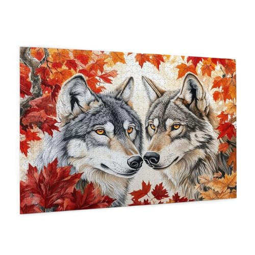 Tier Puzzle 5000 Teile Erwachsene Puzzle Hund Design für Erwachsene und Beginner, HD Farbe HolzPuzzle mit Geschenkbox Verpackung for Zimmer Deko Wohnzimmer, Geschenke für Frauen 100x150cm -z656 von Guofuos