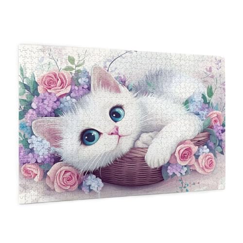 Tier Puzzle 5000 Teile Erwachsene Puzzle Niedlich Design für Erwachsene und Beginner, HD Farbe HolzPuzzle mit Geschenkbox Verpackung for Zimmer Deko Wohnzimmer, Geschenke für Frauen 100x150cm -z685 von Guofuos
