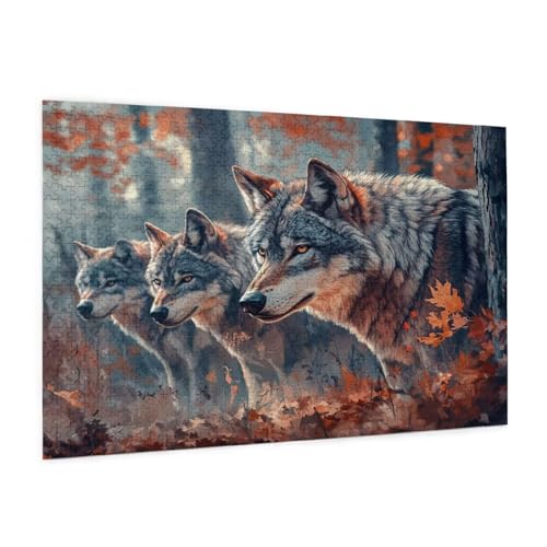 Tier Puzzle 6000 Teile Erwachsene Puzzle Hund Design für Erwachsene und Beginner, HD Farbe HolzPuzzle mit Geschenkbox Verpackung for Zimmer Deko Wohnzimmer, Geschenke für Frauen 100x180cm -z25 von Guofuos