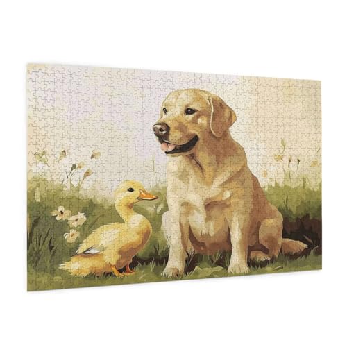 Tier Puzzle 6000 Teile Erwachsene Puzzle Hund Design für Erwachsene und Beginner, HD Farbe HolzPuzzle mit Geschenkbox Verpackung for Zimmer Deko Wohnzimmer, Geschenke für Frauen 100x180cm -z655 von Guofuos