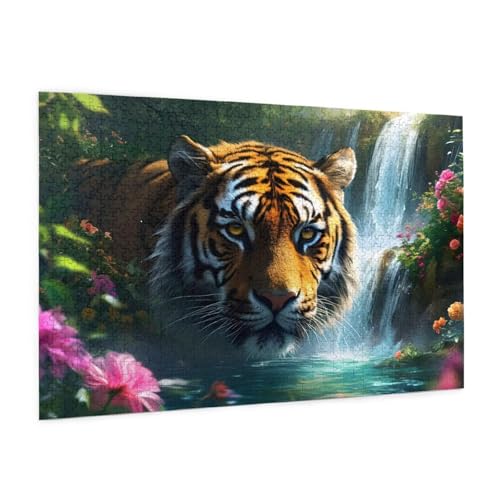 Tier Puzzle 6000 Teile Erwachsene Puzzle Landschaft Design für Erwachsene und Beginner, HD Farbe HolzPuzzle mit Geschenkbox Verpackung for Zimmer Deko Wohnzimmer, Geschenke für Frauen 100x180cm -z631 von Guofuos