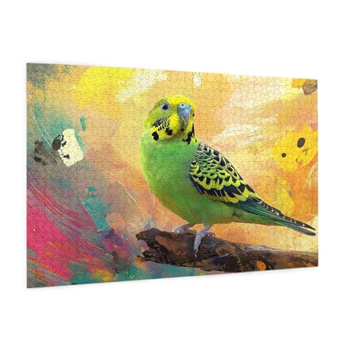 Tier Puzzle 6000 Teile Erwachsene Puzzle Papagei Design für Erwachsene und Beginner, HD Farbe HolzPuzzle mit Geschenkbox Verpackung for Zimmer Deko Wohnzimmer, Geschenke für Frauen 100x180cm -z740 von Guofuos