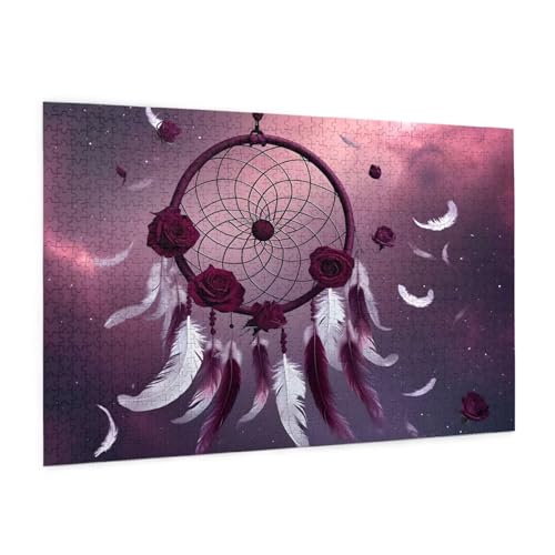 Traumfänger Puzzle 6000 Teile Erwachsene Puzzle Landschaft Design für Erwachsene und Beginner,HD Farbe HolzPuzzle mit Geschenkbox Verpackung,Zimmer Deko Wohnzimmer,Geschenke für Frauen 100x180cm -z460 von Guofuos