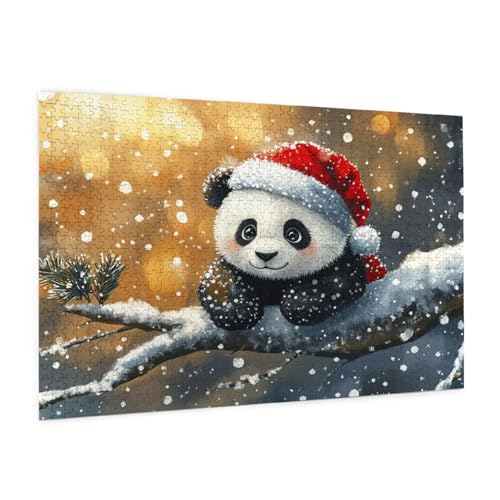 Winter Puzzle 5000 Teile Erwachsene Puzzle Panda Design für Erwachsene und Beginner, HD Farbe HolzPuzzle mit Geschenkbox Verpackung for Zimmer Deko Wohnzimmer, Geschenke für Frauen 100x150cm -z585 Winter Puzzle 5000 Teile Erwachsene Puzzle Panda Design für Erwachsene und Beginner, HD Farbe HolzPuzzle mit Geschenkbox Verpackung for Zimmer Deko Wohnzimmer, Geschenke für Frauen 100x150cm -z585 von Guofuos