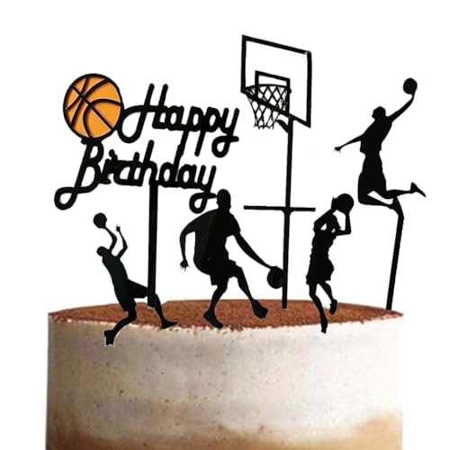 Guoguonb 6 Stück Basketball Tortendekorationen Set Basketball Kuchendekoration Happy Birthday Tortendeko Cupcake für Basketball Thema Kuchen Deko Kinder Geburtstagsparty Dekoration Guoguonb 6 Stück Basketball Tortendekorationen Set Basketball Kuchendekoration Happy Birthday Tortendeko Cupcake für Basketball Thema Kuchen Deko Kinder Geburtstagsparty Dekoration von Guoguonb