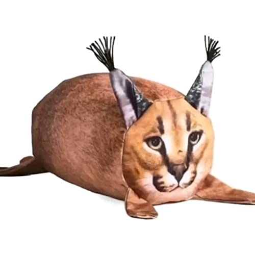 CeFoney Floppa Plüsch, Raise a Floppa 24,1 cm Wurfkissen, Cartoon-Katze-Simulationspuppe, Geschenk für Freunde und Fans von Guoml