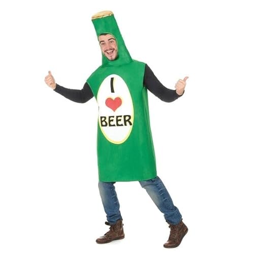 I Love Beer Kostüm Lustiges Bierflaschen-Kostüm von Guoml