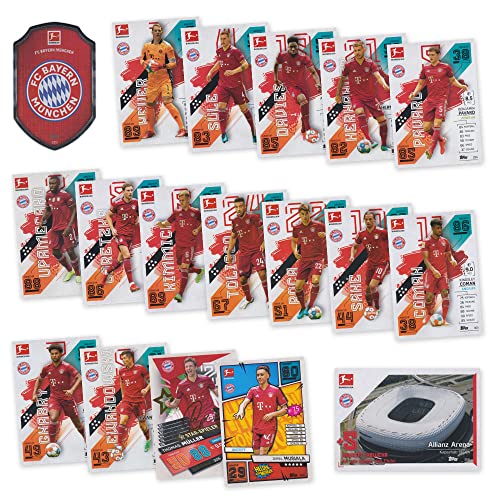 Match Attax Fußball Bundesliga 2021/2022 - FCB Sammelkarten Set - 18 Karten inkl. Stadion Club u.a. Match Attax Fußball Bundesliga 2021/2022 - FCB Sammelkarten Set - 18 Karten inkl. Stadion Club u.a. von Guoml