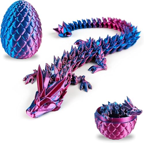Guopai Beweglicher 3D Gedruckter Drache im Ei – Drachenei mit Drache für Kinder & Erwachsene – Fantasievolle Drachen Figur für Dekoration & Geschenk – Ostern, Weihnachten, Schreibtisch Guopai Beweglicher 3D Gedruckter Drache im Ei – Drachenei mit Drache für Kinder & Erwachsene – Fantasievolle Drachen Figur für Dekoration & Geschenk – Ostern, Weihnachten, Schreibtisch von Guopai