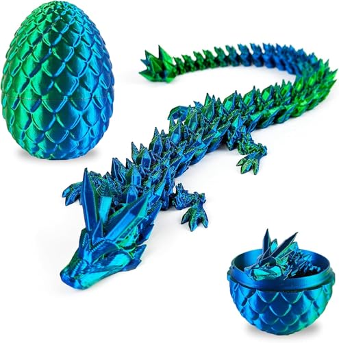 Guopai Beweglicher 3D Gedruckter Drache im Ei – Drachenei mit Drache für Kinder & Erwachsene – Fantasievolle Drachen Figur für Dekoration & Geschenk – Ostern, Weihnachten, Schreibtisch Guopai Beweglicher 3D Gedruckter Drache im Ei – Drachenei mit Drache für Kinder & Erwachsene – Fantasievolle Drachen Figur für Dekoration & Geschenk – Ostern, Weihnachten, Schreibtisch von Guopai