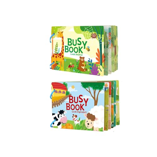 Guopai Montessori Aktivitätsbuch für Kleinkinder, Lernbuch mit Tieren und Dinosauriern, Fahrzeuge, Obst & Gemüse, Puzzle & Spiele, 1-2 Jahre Guopai Montessori Aktivitätsbuch für Kleinkinder, Lernbuch mit Tieren und Dinosauriern, Fahrzeuge, Obst & Gemüse, Puzzle & Spiele, 1-2 Jahre von Guopai