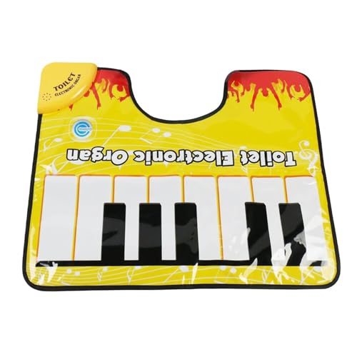 Toiletten Piano Matte, Toiletten Klavier Bodenmatte - Klavier Bodenmatte Mit Klavierklang, Toilet Electronic Organ, Kinder Musikalische Bodenmatte Für Toilette (A) von Guozyly