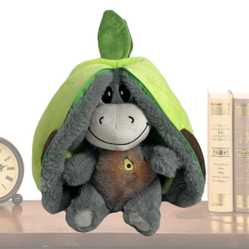 Gupcaqosjw Atmender Esel Kuscheltier, 29 X 24 X 16 Cm Atmende Stofftiere, Atmender Plüsch Esel, Fruchtesel Plüschtier, Beruhigendes Kuscheltier-Plüschtier Realistischen Atembewegungslichtern Und Musik von Gupcaqosjw