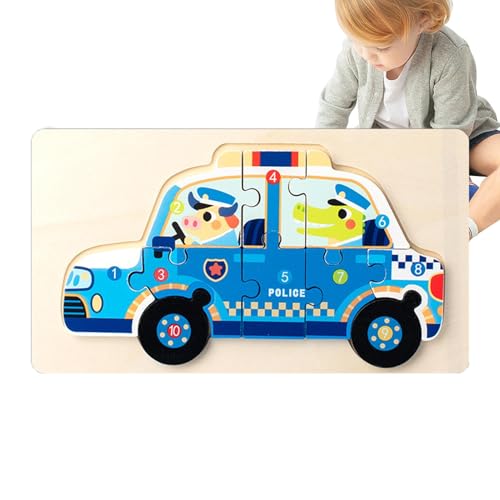 Gupcaqosjw Feuerwehrlastwagen Rätsel, Fahrzeugrätsel für Kinder | Cartoon Kinderfahrzeug -Rätsel - Frühe Bildungsbedarf, Kinderhirnteaser für Zuhause, Kindergarten, Kindergarten von Gupcaqosjw