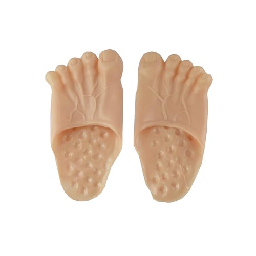Gupcaqosjw Großformat Hausschuhe - Bequeme Schuhe - Neuheit Maskerade Cosplay Zubehör Weite Passform Damen Herren Innen Außen Halloween Kostümpartys von Gupcaqosjw