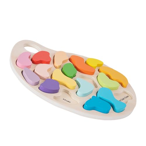 Gupcaqosjw Holzrätsel für Kleinkind, Farbform -Sortierspielzeug - Holzform Peg Puzzle | Vorschullernaktivitäten Design für Reisrestaurant Ruhige Spiele, Frühschulspielzeug von Gupcaqosjw