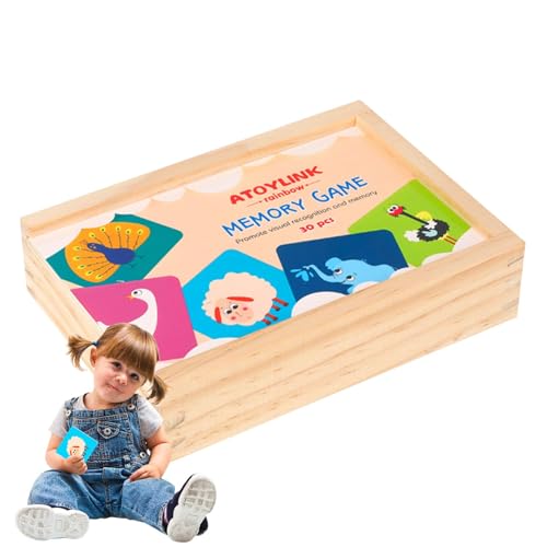 Gupcaqosjw Karten-Matching-Spiele, Matching-Karten, Passende Karten Tier- -Matching-Spiele, Lernspielzeug für Vorschulkinder, Lernspiele für Kinder Gupcaqosjw Karten-Matching-Spiele, Matching-Karten, Passende Karten Tier- -Matching-Spiele, Lernspielzeug für Vorschulkinder, Lernspiele für Kinder von Gupcaqosjw