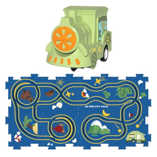 Gupcaqosjw Puzzle-Autobahn, Eisenbahnwaggon-Puzzlebahn,Autospielzeug Rennbahn-Puzzle-Eisenbahnwagen - Cartoon-Lernspielzeug, Feinmotorik-Autobahn, Puzzle-Bahn für Kinder ab 3 Jahren Gupcaqosjw Puzzle-Autobahn, Eisenbahnwaggon-Puzzlebahn,Autospielzeug Rennbahn-Puzzle-Eisenbahnwagen - Cartoon-Lernspielzeug, Feinmotorik-Autobahn, Puzzle-Bahn für Kinder ab 3 Jahren von Gupcaqosjw