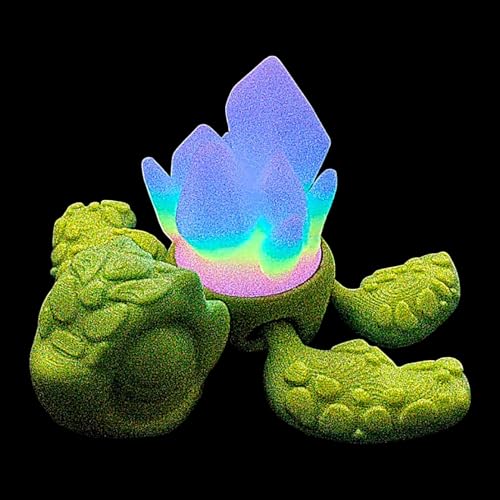 Gupcaqosjw Schildkröten Figur,Nachleuchtende Schildkröten Deko - Sammelbare Tierfiguren Mit Artikulierbaren Gliedern Für Kinder & Erwachsene Als Schreibtischdekoration Und Partygeschenke von Gupcaqosjw