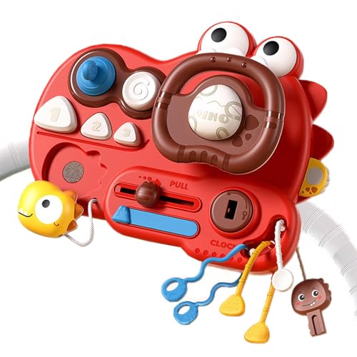 Gupcaqosjw Sensorisches Aktivitätsbrett, Lenkradspielzeug, Cartoon Lenkradspielzeug, Kinder Erkundung von Spielen, frühe Bildungsinstrumente für Zuhause, Reisen, Kindergarten Gupcaqosjw Sensorisches Aktivitätsbrett, Lenkradspielzeug, Cartoon Lenkradspielzeug, Kinder Erkundung von Spielen, frühe Bildungsinstrumente für Zuhause, Reisen, Kindergarten von Gupcaqosjw
