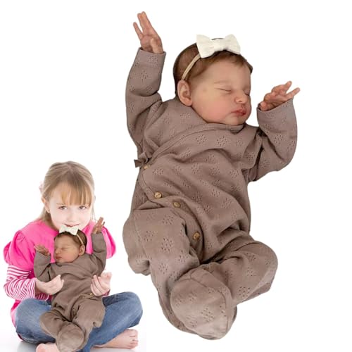 Gupcaqosjw Silikon Reborn Neugeborenes - 19-Zoll-Silikon echte schlafende Neugeborene Puppen für Kinder,Neugeborene Neugeborene Mädchenpuppe, realistisches neugeborenes wiedergeborenes Gupcaqosjw Silikon Reborn Neugeborenes - 19-Zoll-Silikon echte schlafende Neugeborene Puppen für Kinder,Neugeborene Neugeborene Mädchenpuppe, realistisches neugeborenes wiedergeborenes von Gupcaqosjw
