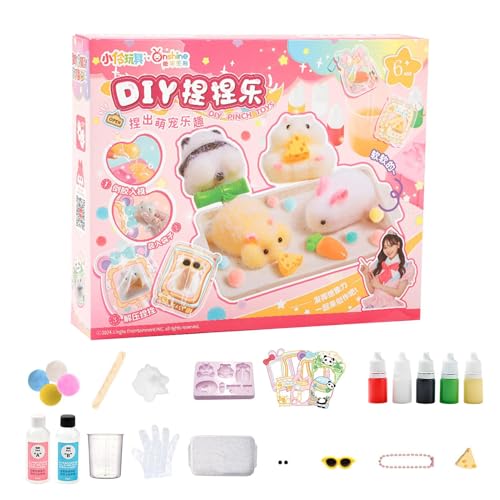 Gupcaqosjw Squeeze Toy Tiere, Squishy Selber Machen Set, Anti Stress Spielzeug Fidget, Spielzeug Mit Langsamem Rückprall, Stress Relief squishie-s, Animal Pinch Press Ball, Süße Haustierform Für Kinde Gupcaqosjw Squeeze Toy Tiere, Squishy Selber Machen Set, Anti Stress Spielzeug Fidget, Spielzeug Mit Langsamem Rückprall, Stress Relief squishie-s, Animal Pinch Press Ball, Süße Haustierform Für Kinde von Gupcaqosjw