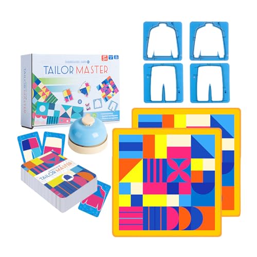 Gupcaqosjw Tailor Master Battle, Tailor Master Matching-Spiel, Tailor Master Game, Farbe Matching Table Game Denk Und Konzentrationstrainingsspielzeug,passende Kleidung Puzzle-Spiel Für Kinder von Gupcaqosjw