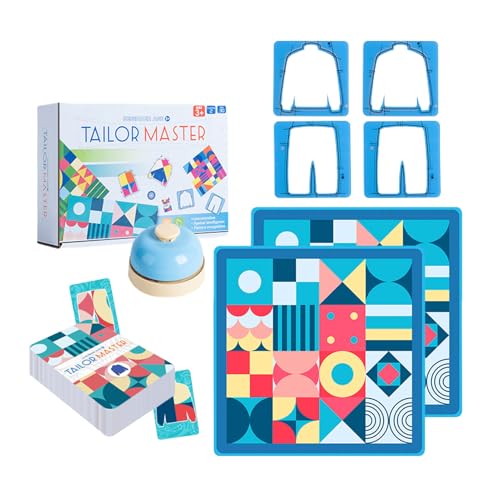 Gupcaqosjw Tailor Master Battle, Tailor Master Matching-Spiel, Tailor Master Game, Farbe Matching Table Game Denk Und Konzentrationstrainingsspielzeug,passende Kleidung Puzzle-Spiel Für Kinder von Gupcaqosjw
